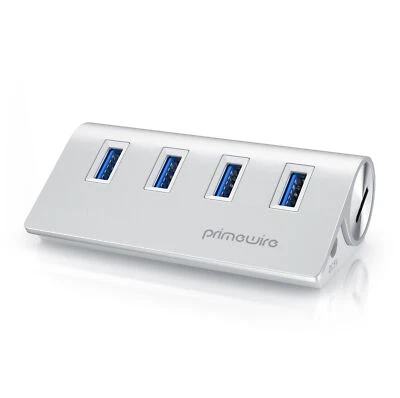 Primewire 4 Port USB HUB USB3.2 Gen2 10 Gbit Typ A zu Micro B Kabel Plug & Play - Bild 1 von 4