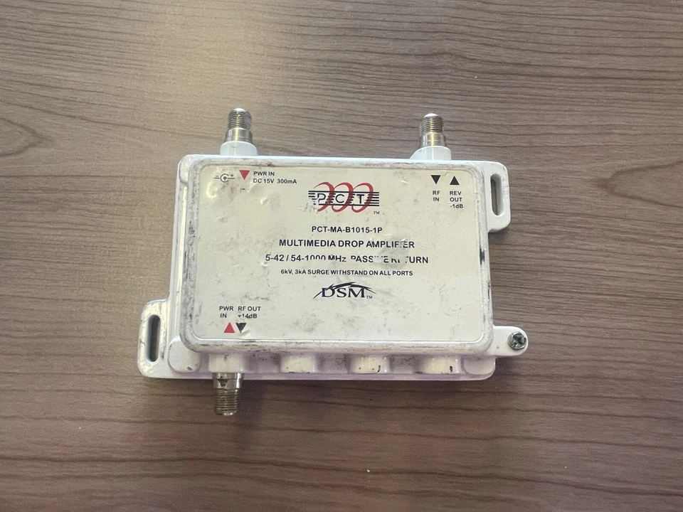 PCT Multimedia Drop Amplifier PCT-MA-1015-1P Passive Return - Image 1 of 3