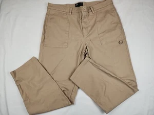 Oakley Pants Mens Beige Khaki Casual Preppy Chino Cotton Stretch Slacks Size 36 - Picture 1 of 9