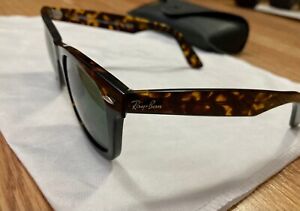 Ray-Ban RB2140 TORTOISE Wayfarer Classic Unisex Sunglasses Glasses 50mm + CASE!!
