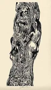 klaus eberlein - zu goethes FAUST - Original Holzschnitt signiert limitiert - Picture 1 of 1