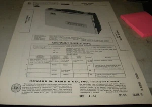 PHILCO PORTABLE TRANSISTORIZED AM RECEIVER (SAMS PHOTOFACT 525-10) - Picture 1 of 1
