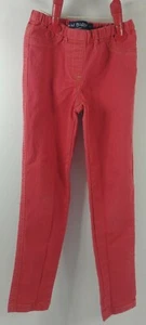 Mini Boden Girl's Pull-On Denim Jegging Skinny Pant Red size 8Y EUC - Picture 1 of 8