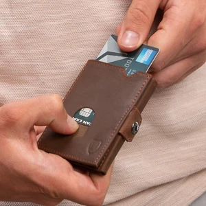 BLADE® Echtleder RFID Geldbörse Kartenetui Münzfach Kartenhülle Kartenhalter - Bild 1 von 13