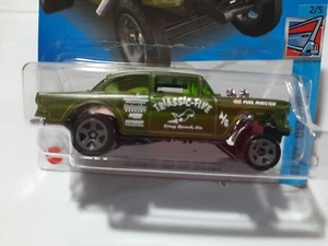 2022 Hot Wheels '55 Chevy Bel Air Gasser Green 43/250 - Picture 1 of 2