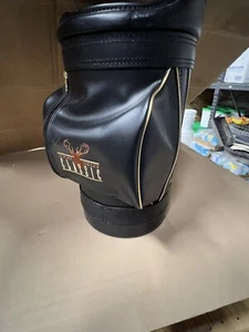 boone valley classic golf bag trash can 20” black gold brown Display Golf Balls - Picture 1 of 11
