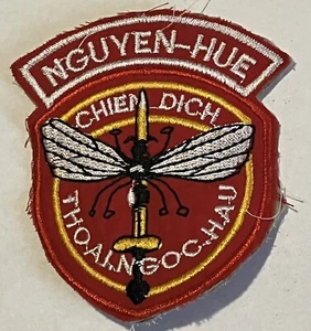ARVN Military Campaigns NGUYEN HUE And THOAI NGOC HAU Vietnam War Patch - Picture 1 of 2