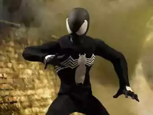 The One:12 Collective Marvel Spider-Man schwarze Version PX Figur Mezco - Bild 1 von 5
