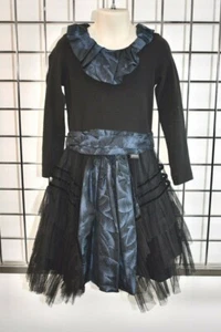 Jottum Black Cotton & lace girls Fancy dress Size 6 On Sale df - Picture 1 of 7