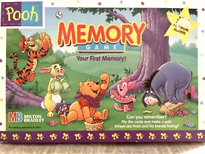 Vintage 1996 Winnie The Pooh Memory Game - Box damage, all pieces have matches - Picture 1 of 5