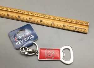 UNC North Carolina Tar Heels Keychain Bottle Opener Lucite Keyring Basketball - Picture 1 of 2
