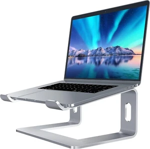 PIVOT Aluminum Laptop Stand for Desk Compatible with Mac MacBook Pro Air Apple N - Photo 1/8