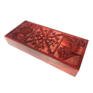 1pc Buddhist Seals Symbols Solidwood Taoist Artifacts Taoist , Red - Picture 1 of 4