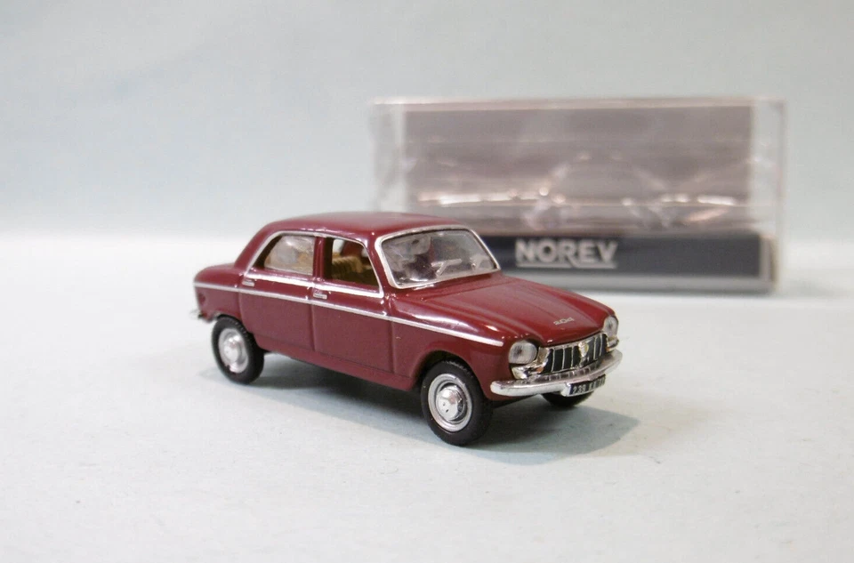 Norev - PEUGEOT 204 1966 bordeaux rouge réf. 472417 Neuf NBO HO 1/87 - Photo 1/2