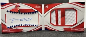 2022 Absolute Baseball TJ FRIEDL Rookie Material Booklet Signatures /50! - Reds - Picture 1 of 5