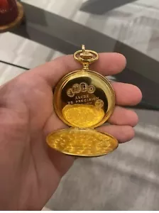 Vintage Swiss Arnex Pocket Watch 12ct Gold Plated - Picture 1 of 11