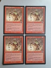 Goblin Spelunkers x4 PLAYSET, MTG Urza's Saga (1998) Common Red Creature VNM