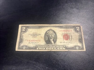1953 Plain Two Dollar Star Bill • Red Seal $2 • Star Note *01680942A - Picture 1 of 2