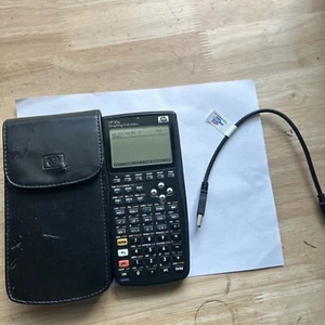 HP 50g Hewlett Packard Graphing Calculator With cable and With Case Tested - Picture 1 of 13