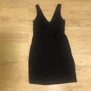 Vintage Little Black Dress City Triangles Size 5 - Picture 1 of 4