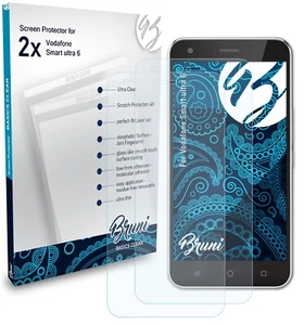 Bruni 2x Protective Film for Vodafone Smart ultra 6 Screen Protector - Picture 1 of 8