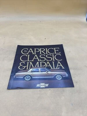 Chevrolet Caprice 1982 clásico Impala folleto de ventas catálogo folleto Foto 1 de 4