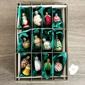 Inge-Glas Vintage Old World Christmas Ornaments Assorted Set of 13 Germany - Picture 1 of 8