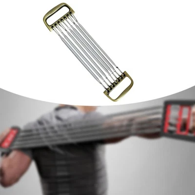 Expansor de pecho de resorte brazo ejercitador muscular brazo barra de tracción equipo de fitness con 7 Foto 1 de 4