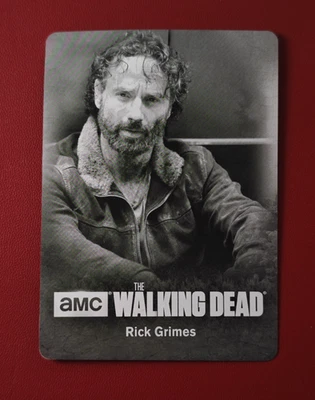 The Walking Dead Rick Grimes Black 1/1 Printing Plate AMC Season 4 Part 1 - Image 1 of 2
