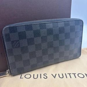 Artículo Louis Vuitton Zippy Organizador Damier Grafito Cartera Larga De Japón - Imagen 1 de 11