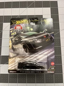 Hot Wheels Ronin Run 2 Black Chase 2007 Honda Civic Type R🔥 - Picture 1 of 3