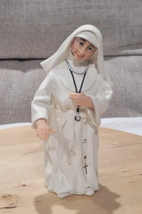 Deb Wood Happy Habits Schwester Mary Compassion Studio Collection Nonne weiß RAR - Bild 1 von 8