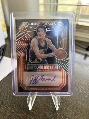 2023 Obsidian Jeff Hornacek Magmatic Autograph 44 Of 149 Utah Jazz - Image 1 of 2