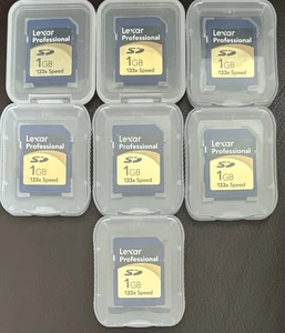 Lexar Professional 1GB SD Card 133x Speed  - Picture 1 of 2