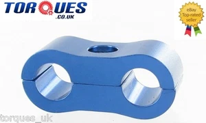 AN -4 (AN4) Teflon 8mm Blue Billet Hose Separator - Picture 1 of 1