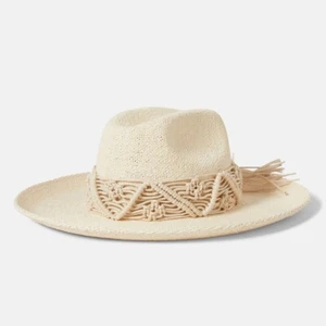 Brixton Matteo Straw Hat Size: S 56 CM Bone - Picture 1 of 6
