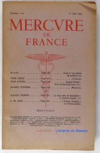 Mercure de France n°1102 Théo Léger Malacca 1955 - Picture 1 of 1