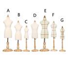 Mini Form Mannequin Model Fully Pinnable with Round Base Stand for Display