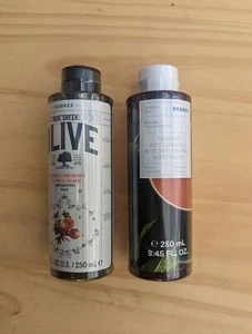 ZWEI (2) Korres Pure Greek Duschgel & Reiniger Set, Olive Mint, je 8,45 Unzen 🌿 - Bild 1 von 3