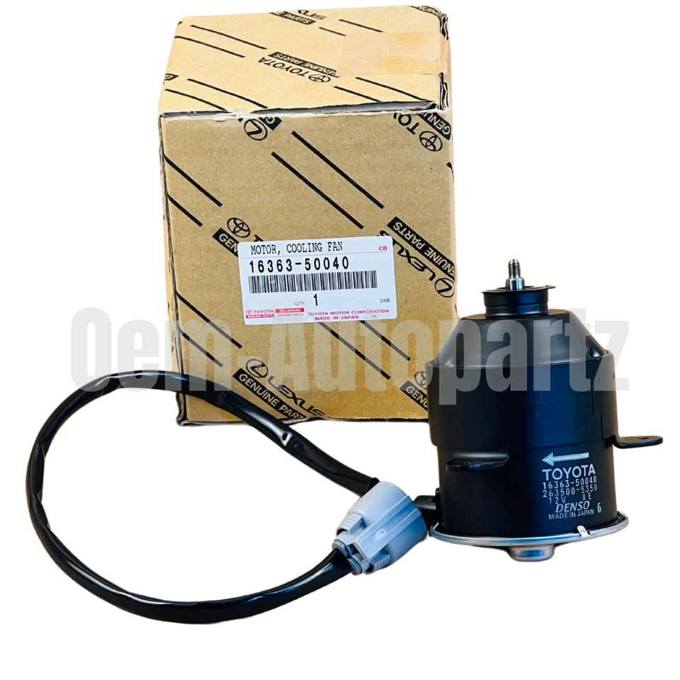 1636350040 Lexus LS430 GS350 GS450h IS250 RC300 RC350 Cooling Fan Motor OEM - Image 1 of 4