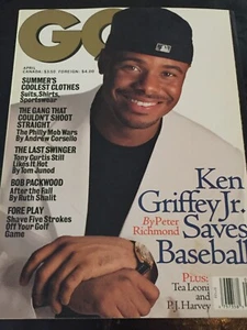 GQ magazine 1996, Ken Griffey Jr. Tea Leoni, P.J. Harvey, Tony Curtis - Picture 1 of 1