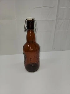VTG Grolsch Georgia Brown Glass Beer Bottle With Swing Top Locking Stopper - Picture 1 of 4