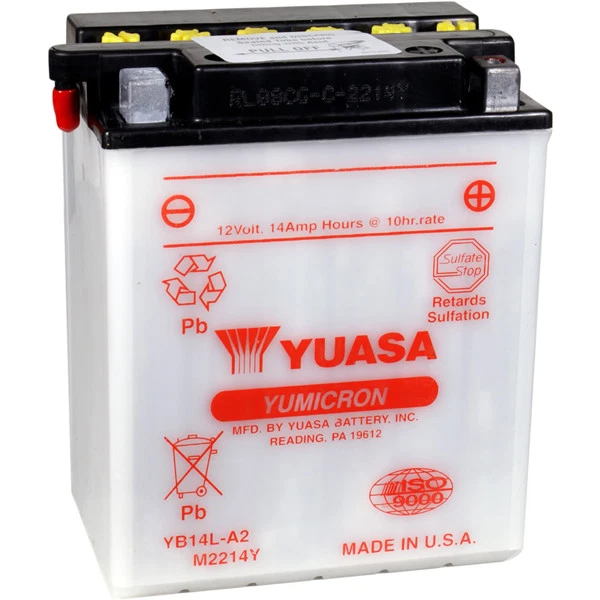 Yuasa YuMicron Motorcycle Battery 1987-2012 Yamaha TW200 Size: YB7C-A Foto 1 de 1