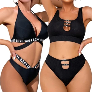 Women Comfortable Wire Free Soft Bra Set Sports Home Underwear Set Sexy Lingerie - Picture 1 of 37