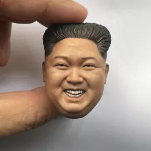 Delicate Painted 1/6 Scale Leader Kim Jong-un Head Sculpt Fit 12" Figure - Picture 1 of 3