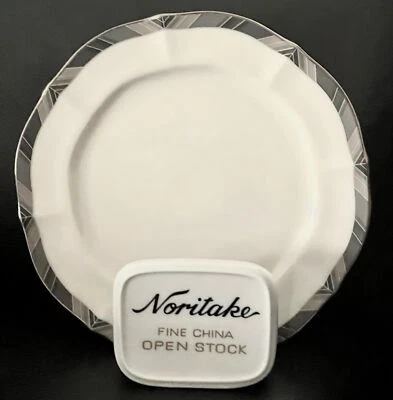 PERFECTO Retirado Raro Juego de 4 Platos de Ensalada Noritake 7295 Midnight Majesty Foto 1 de 4