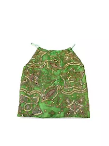 Unknown Designer Multicolor Green Sequin Top Size XS - Picture 1 of 5