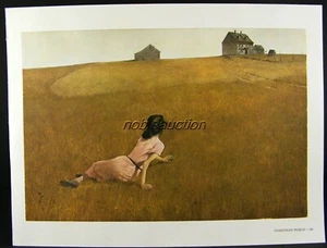 Andrew Wyeth Gravure Print CHRISTINA'S WORLD & WEATHER SIDE, Olson's - Picture 1 of 3