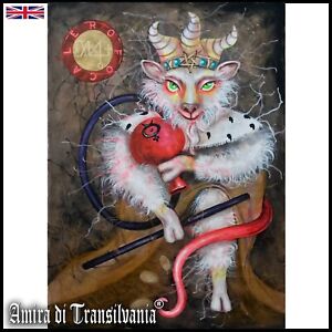art painting contemporary monster satan satanic luciferian demon focalor lucifer