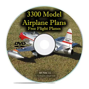 3.300 modelos de vuelo gratuitos planes de aeronaves, radiocontrol, control remoto, guías fáciles DVD I27 - Imagen 1 de 1